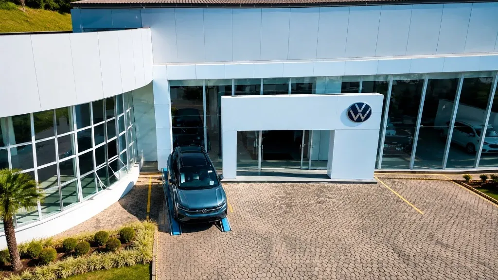 Fachada Reauto — concessionária Volkswagen