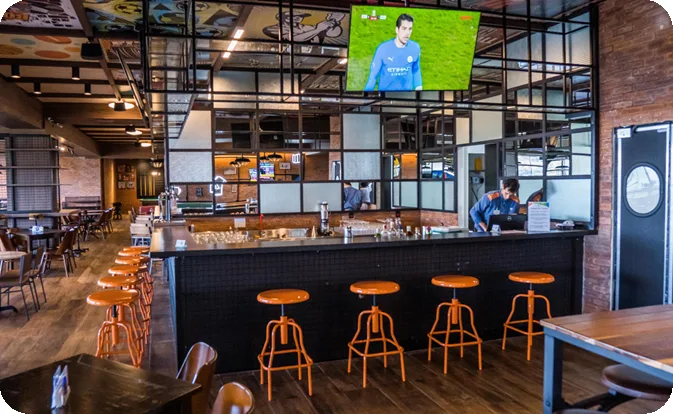 Sports bar — área vip Tauá