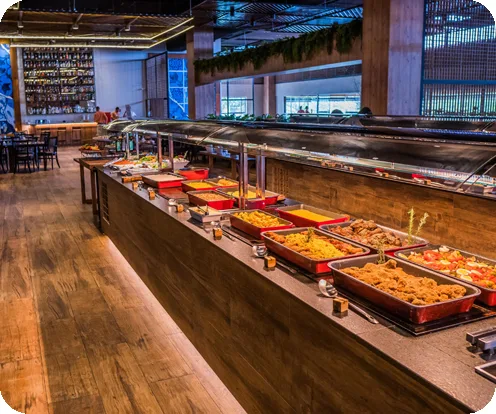 Buffet / linha de serviço