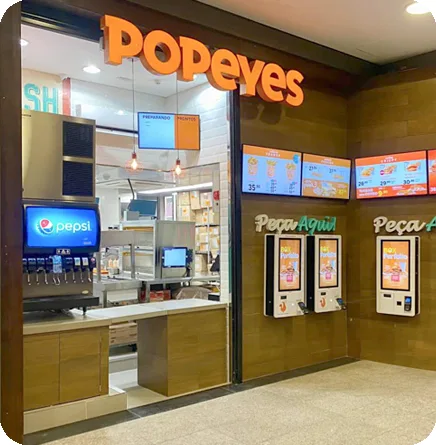 Popeyes — balcão