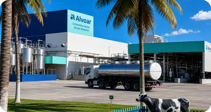 Unidade Alvoar — fachada e tanque